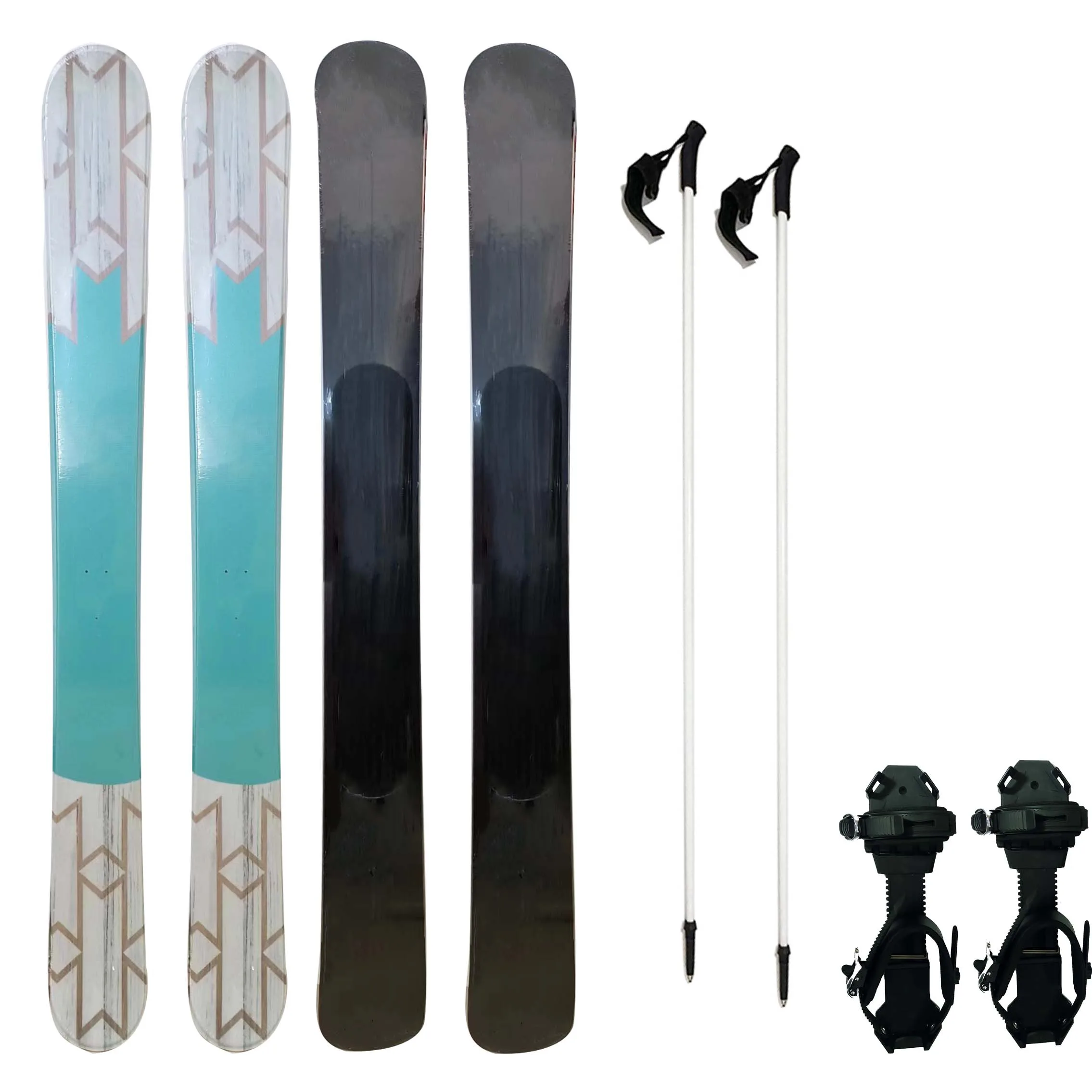 2023 Hot Sales Wide backcounty skis with skin on bottom