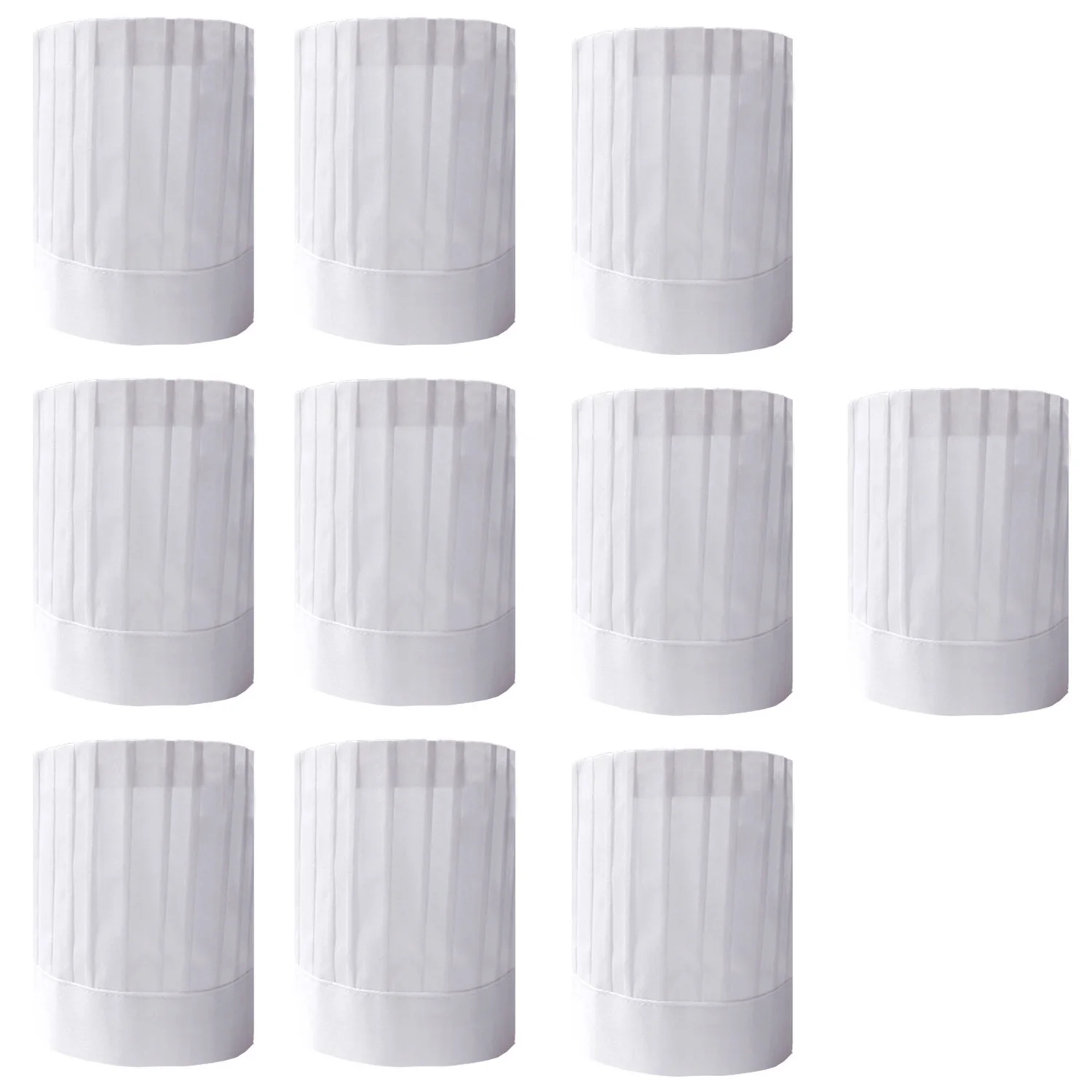 Supplies for Restaurants and Home Cooking Pastry Disposable Chef Uniform Hat Chef Cap Kitchen