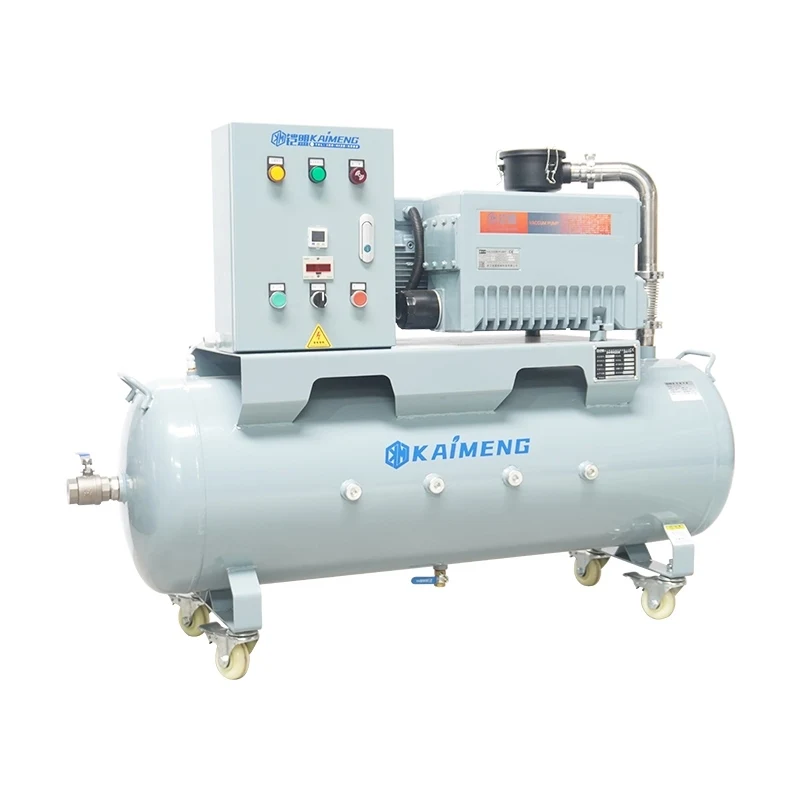 Новый промышленный специальный высокоскоростной вакуумный 100 бак насос роторная лопастная насосная система