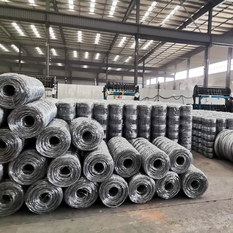 Heavy-Duty Zinc-Coated Fixed Knot Woven Wire Fence for Field Game and Sports Welded Weave Technique