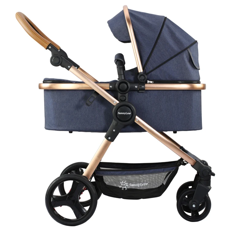 
brand 3 in 1 leather pram europe en1888 twin stroller baby trolley 