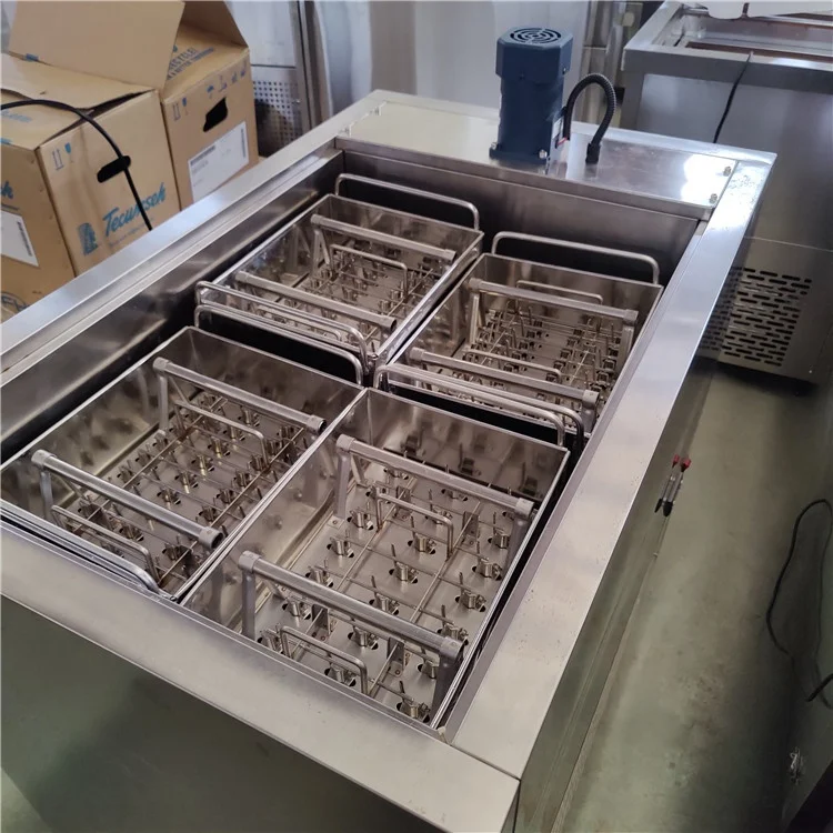 Commercial Popsicle Ice-cream Maker Automatic 4 Moulds Popsicle Machine High-Capacity Popsicle Freezer Cabinet