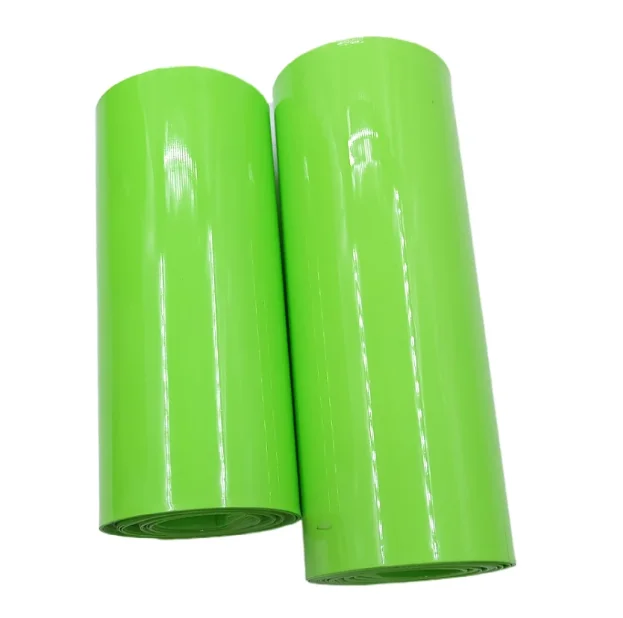 18650 Lipo Battery PVC Heat Shrink Tube Pack 17mm ~ 140mm Width Insulated Film Cover Skin Wrap lithium Case Cable Sleeve Blue