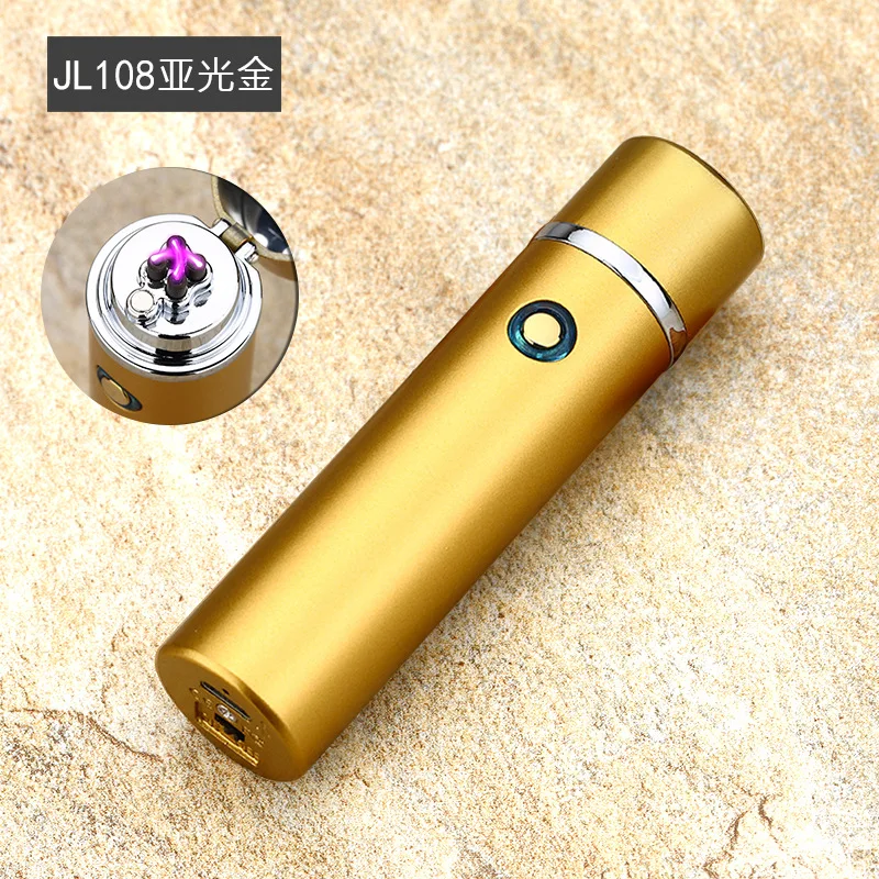 Electric Rechargeable Arc Candle Lighter USB Lighter with Upgraded LED Battery Display Safety Switch