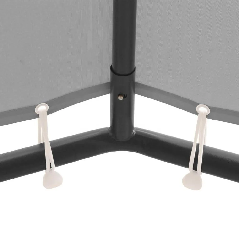 Morden 4x4m Steel Frame Weather Resistant Butterfly Garden Canopy Gazebo for Patio Sun Shade