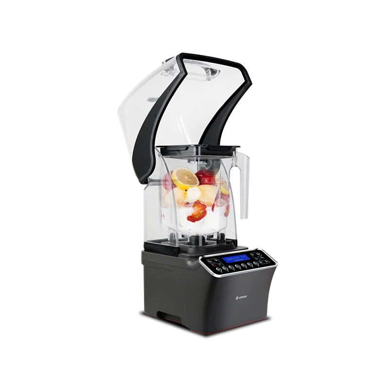1.2L Commercial Blenders and Juicers Smoothie Blender Machine Commercial Heavy Duty Sound Proof Cover