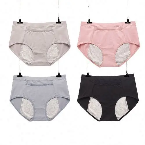 New Hot Style L-4XL Plus Size Cotton Proof Leakproof Panties Period Underwear