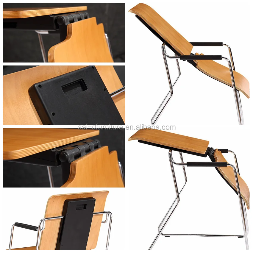 
Fashion Adult Classroom School Chair Desk, School Furniture University Classroom Student seating 