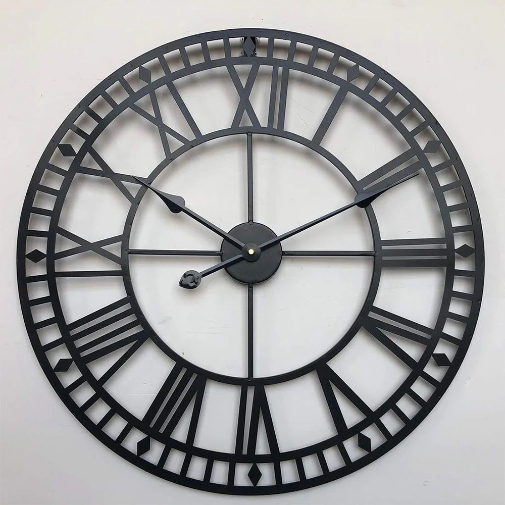 promotion gift china supplier art metal quartz analog large wall clocks