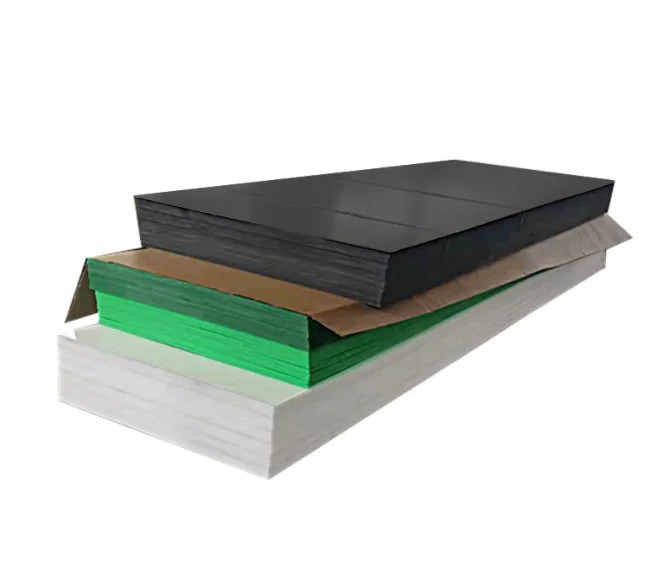 High quality wear resistant size 0.8mm thick white black HDPE plastic slip sheet