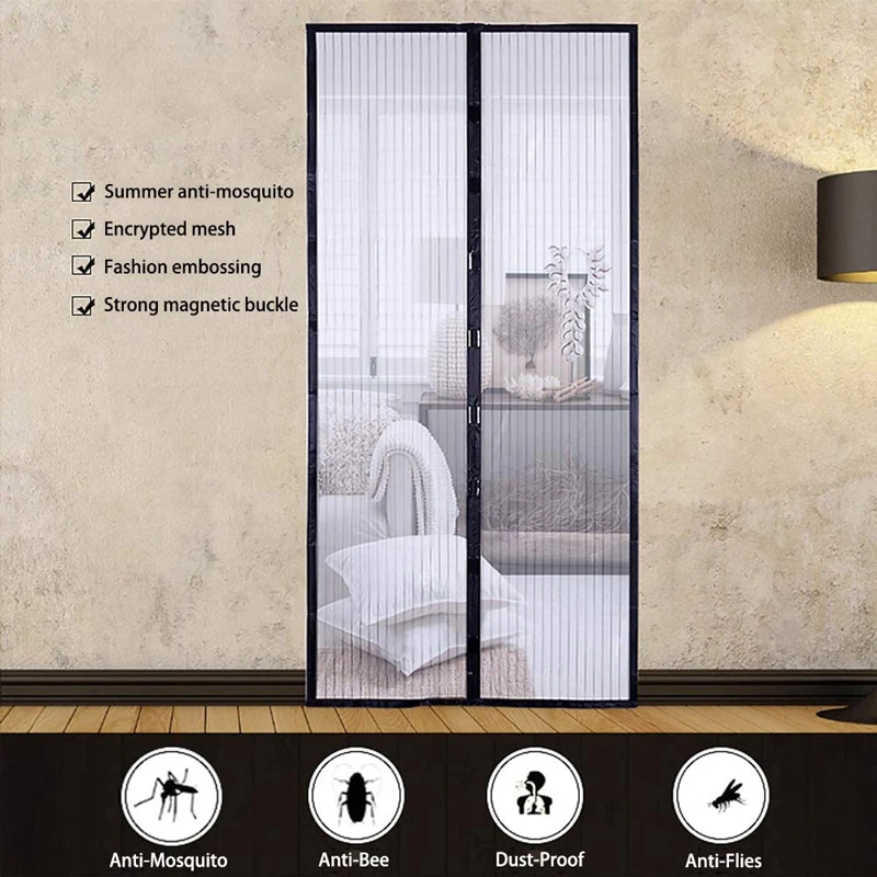 GUTSBOX 2021 New Products Door Net Curtain Magnetic Magnetic Mosquito Curtain