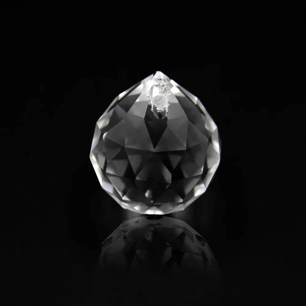 Оптовая продажа стеклянный прозрачный подвесной светильник K9 с гранеными шариками хрустальный шар для люстры