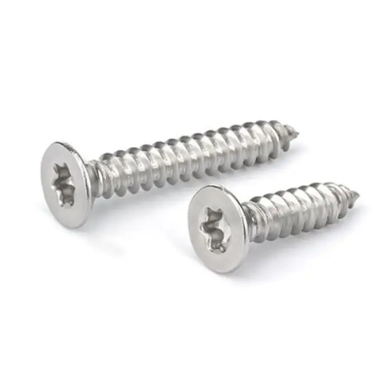 M3M4M5 Countersunk Head Internal Plum Screw stainless steel Torx Screw and Bolt