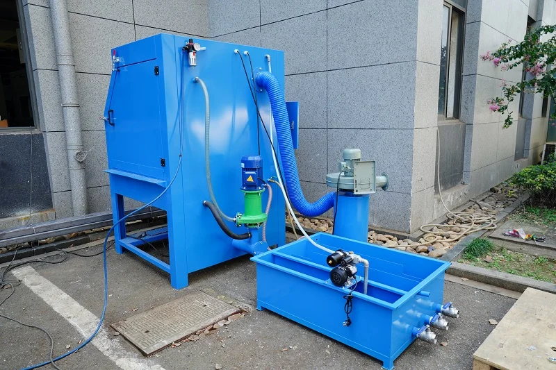 Closed Loop Wet Blasting Cabinet Vapor Blaster Machine with Water Recirculating System