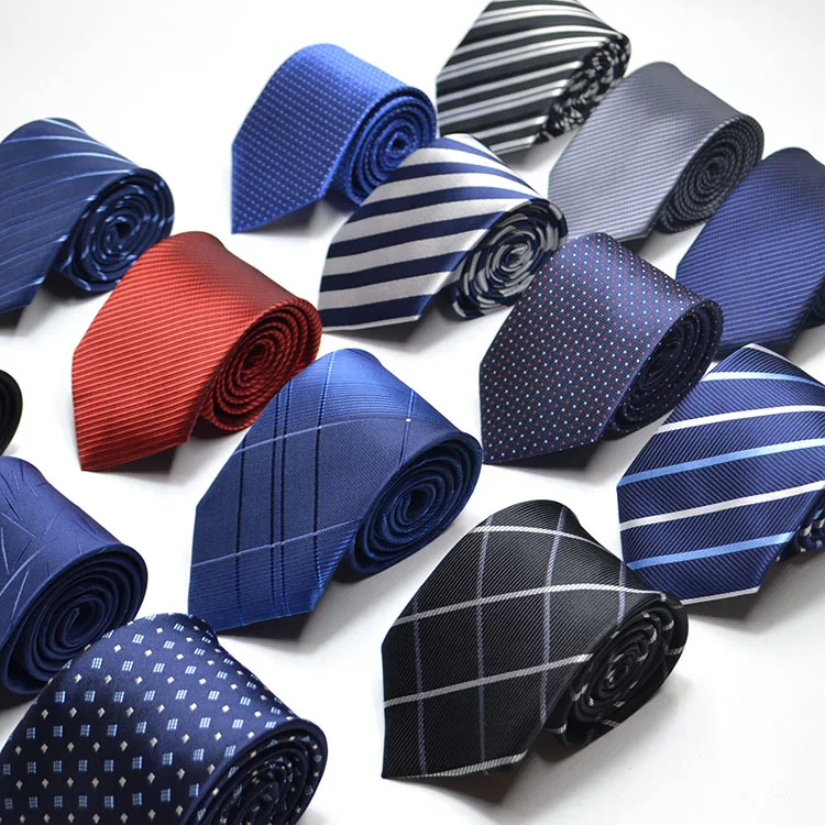 145cm*8cm Fashion Necktie 36colors Support Custom Logo Polyester Silk Fabric For Men And Women