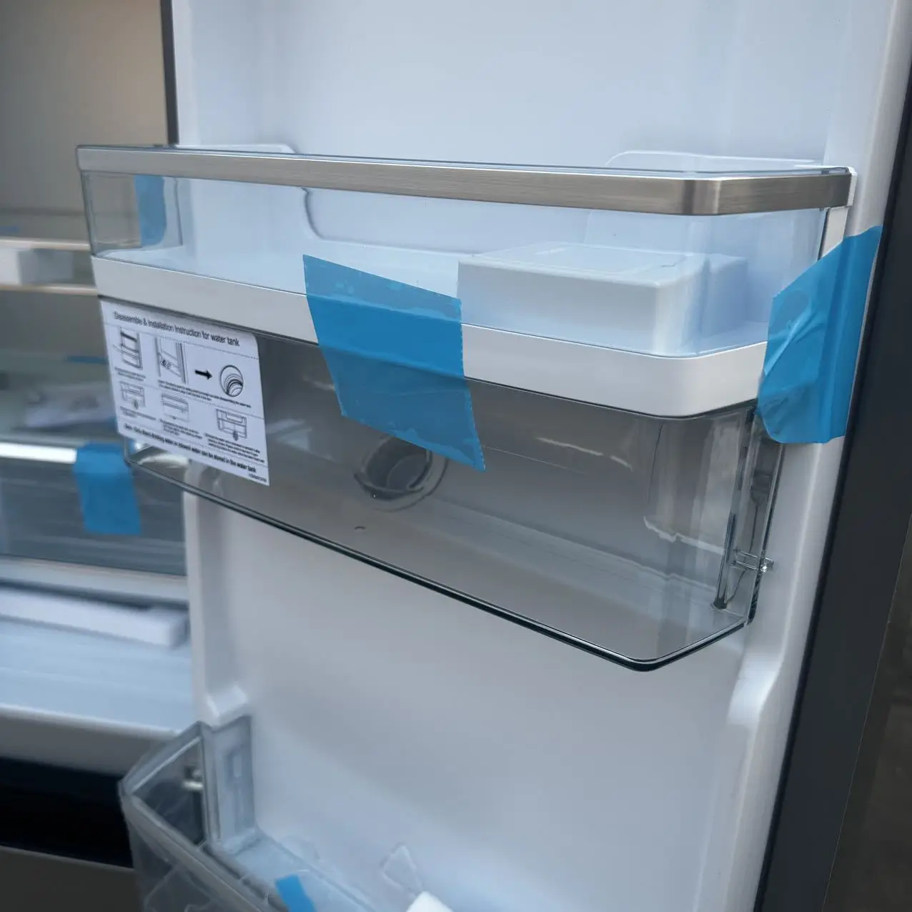 628L multi leaf French door air-cooled frost free intelligent refrigerator, home variable frequency water dispenser refrigerator