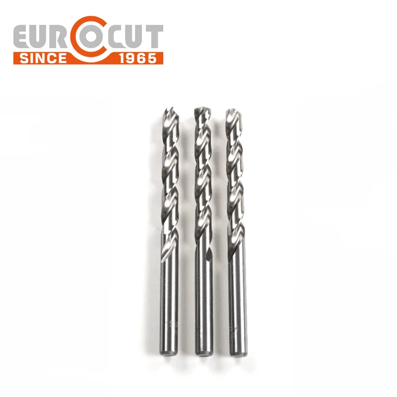 EUROCUT 4341 Fully Ground Din 338 HSS Drill Bit Hardware Twist Straight Shank Drill Bits For Metal