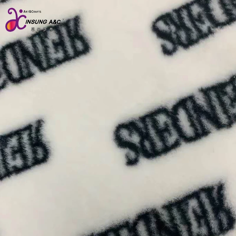 Knitted Flocking Fur fabric/Faux fur fabric / Plush fabric