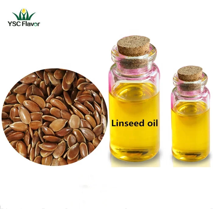 FLAXSEED OIL 100% organic Omega 3 & 6 source  pure cold-pressed flax seeds linen oil for food & cosmetics