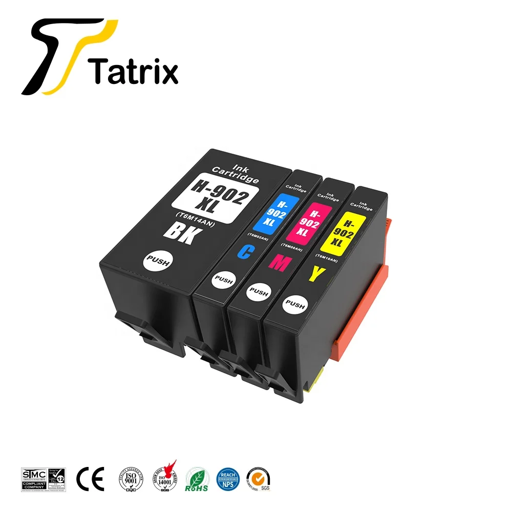  Чернильный картридж Tatrix 902 902XL 906 906XL для струйного принтера HP OfficeJet Pro 6968