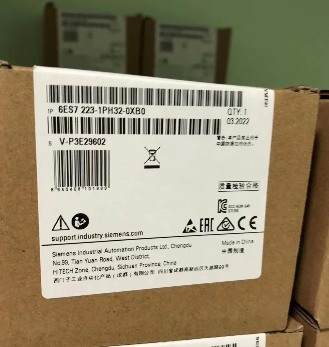 100% original One Year Warranty SIMATIC S7-1200 SM 1226 F-DI 16x24 VDC PLC6ES7223-1PH32-0XB0