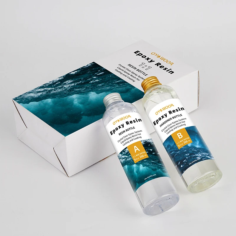 Factory Direct Sales Cheap Price Floor Coating Liquid Glue a and B Epoxy Resin for Silicone Mold Diy Jewelry