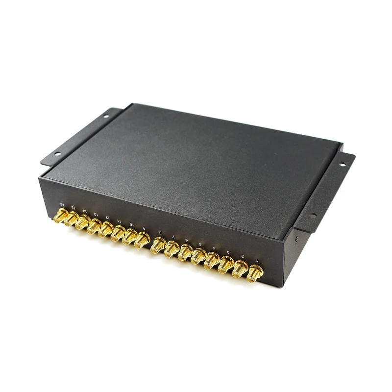 16 Channel Ports Long range Fixed Reader UHF RFID ISO18000-6C/B Protocol Tag Scanner