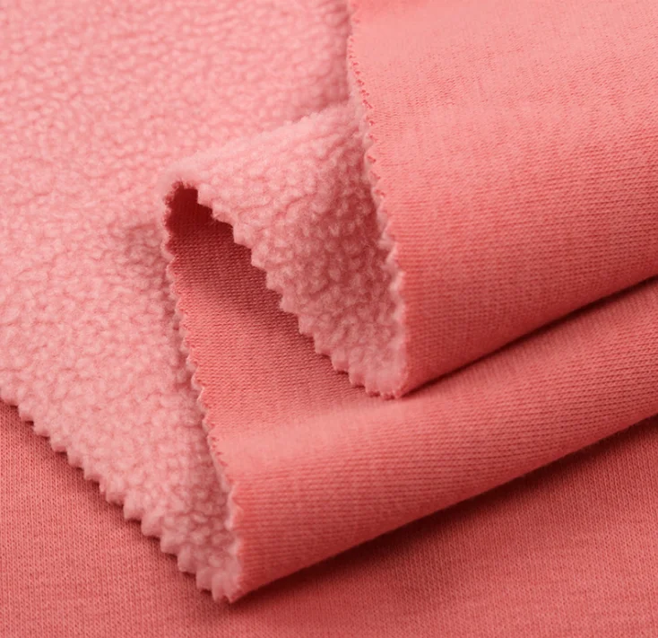 360 GSM High Quality Polyester Cotton Polar Fleece Fabric For