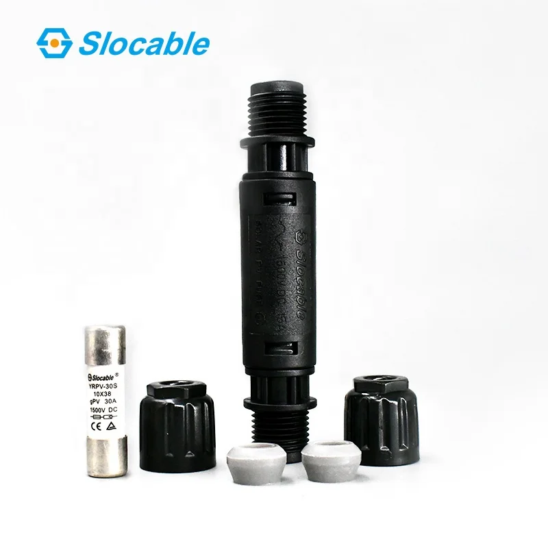 1000V DC 10A 15A 20A Fuse Holder Fuse Connector for Protect Solar System