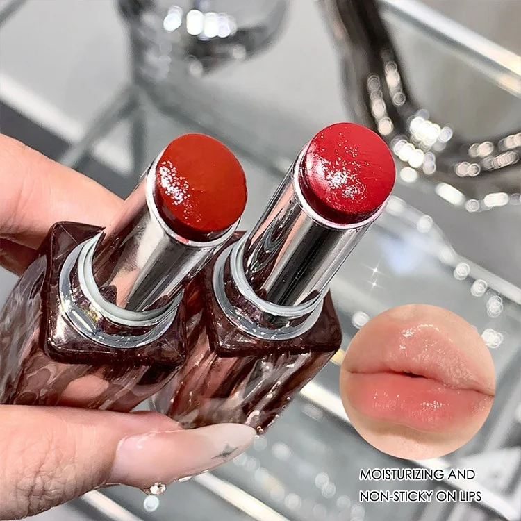 New Glossy Hydrating Lipstick Waterproof Long-Lasting Natural Moisturizing Lipstick
