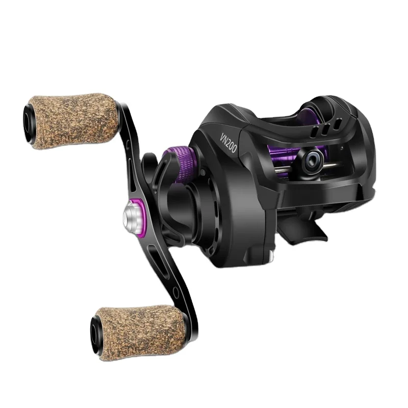 Factory Price 6.5: 1 Gear Ratio 7kg Drag Power Magnetic Brake Fishing Wheel Left & Right Hand Casting Baitcasting Fishing Reel