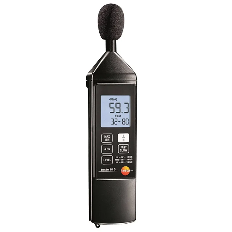 testo 815 high precision noise meter digital decibel meter