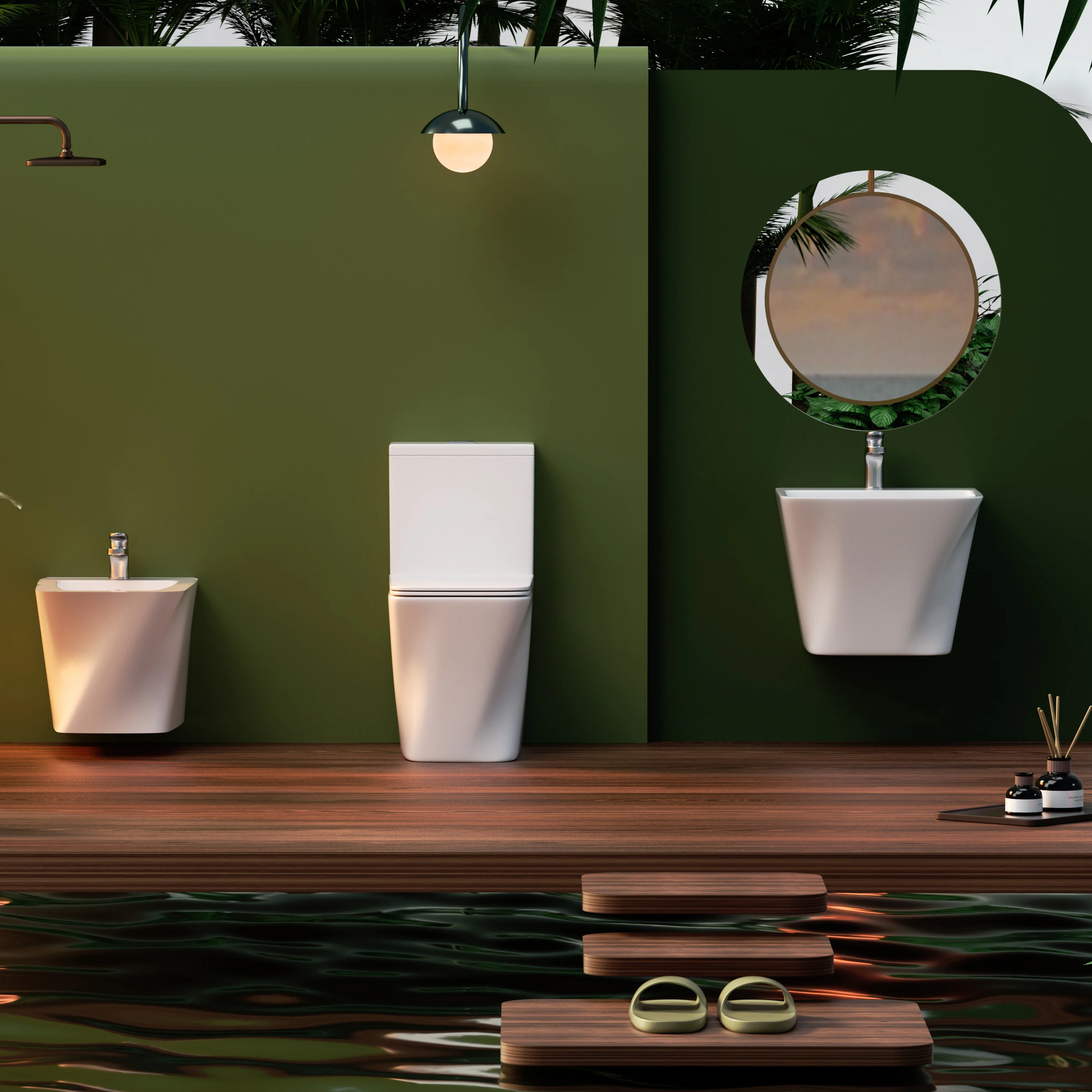 Cosygrace Matte Color Sanitary Ware Bathroom Water Closet Floor Mounted One Piece Toilet Inodoro Ceramic Color Toilet Bowl