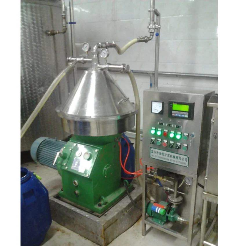 
NRSDH30 dairy milk cream disc centrifuge separator with self-cleaning bowl 