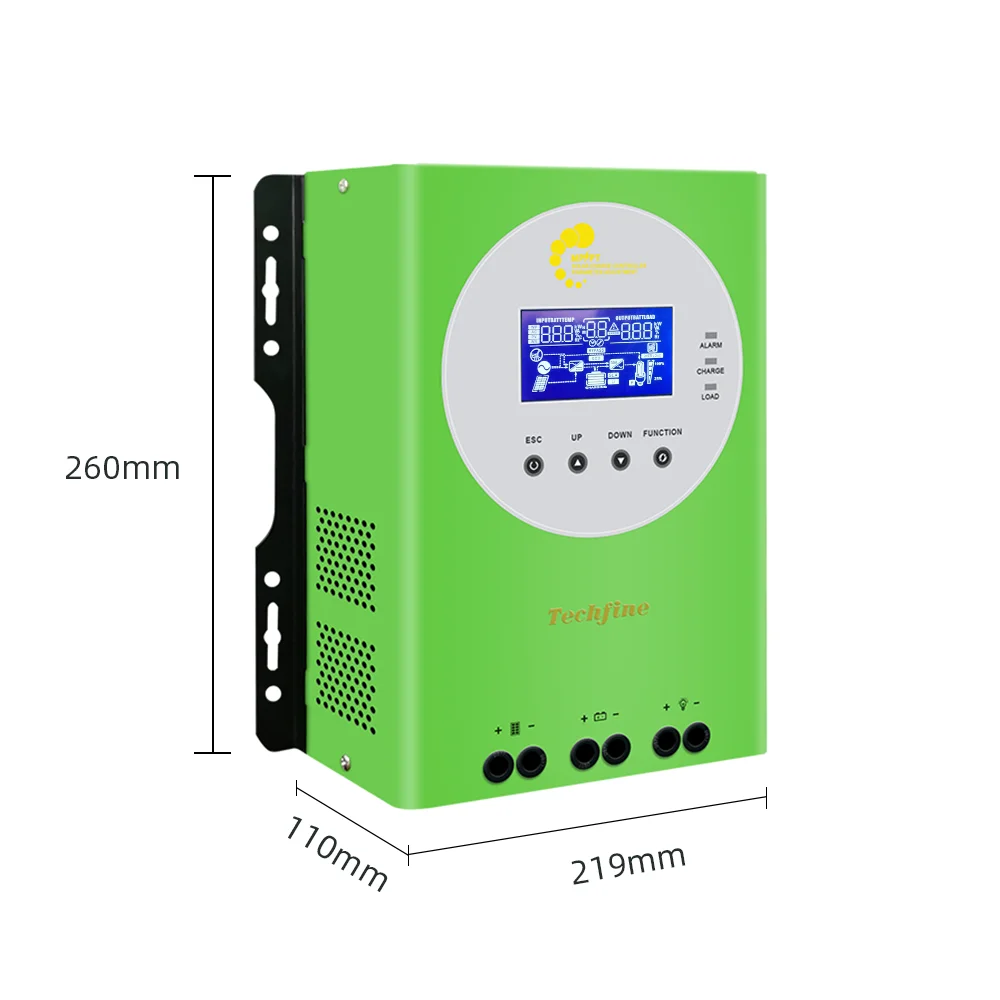  Контроллер солнечного зарядного устройства Techfine MPPT 60A 12V 24V 36V 48V MPPT60A с