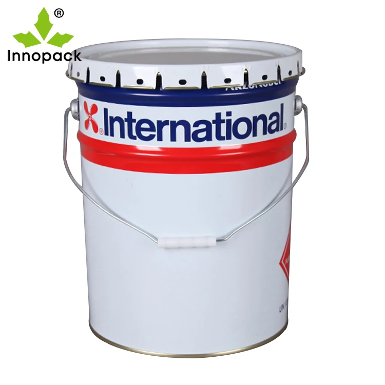 Conical paint pail 19 liter 20L round metal drums UN approved paint bucket sizes