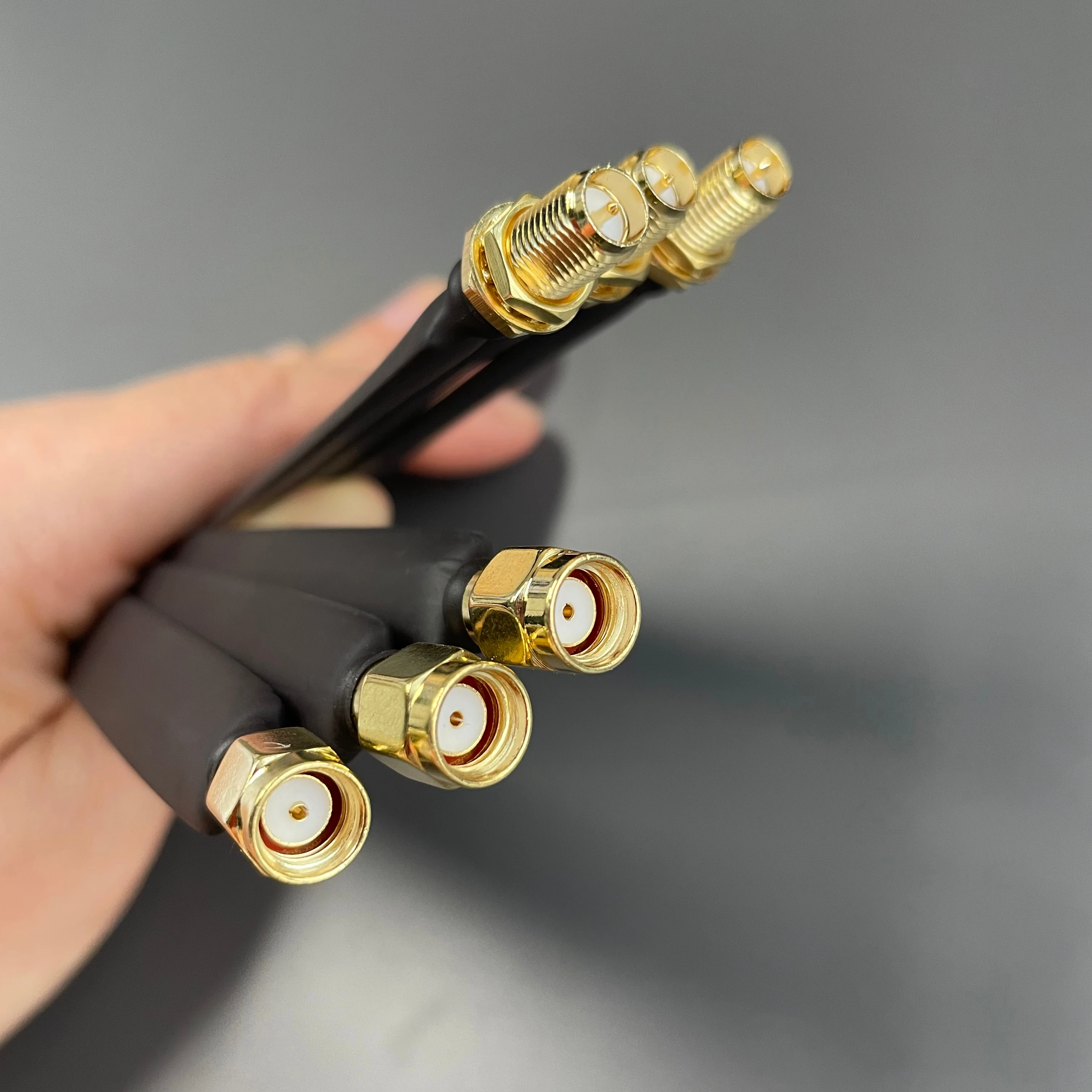 High Quality Gold Plated RPSMA male to RPSMA female RF coaxial cable