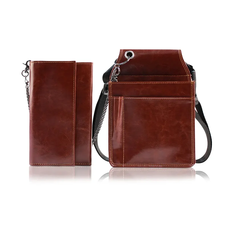 Boshiho For Bars Restaurants Rustic And Edgy Waiters Purse Waist Wallet Apron Belt Wallet Sets for Cash And Coins