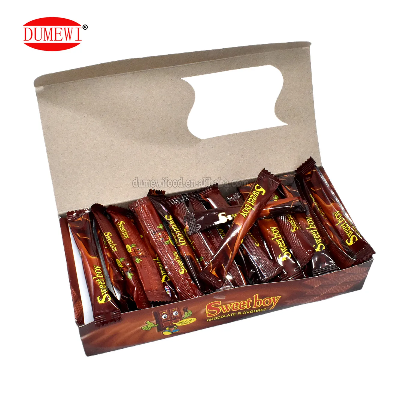 SWEET BOY 5 g Strawberry and Chocolate Flavored semi-soft chewy milk candy