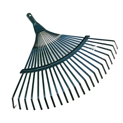 garden supplies carbon steel 22 teeth grass rakes leaf rake lawn rake