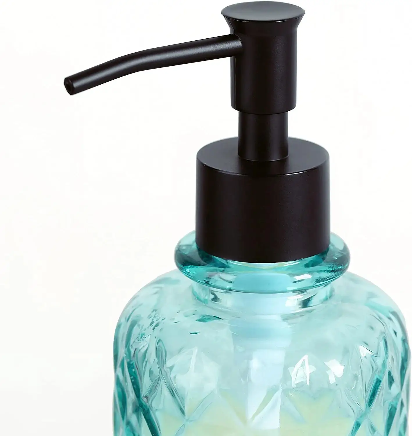 Wholesale Luxury five-piece Glass Crystal Farmhouse Bathroom Accessories Set With Tray Popular