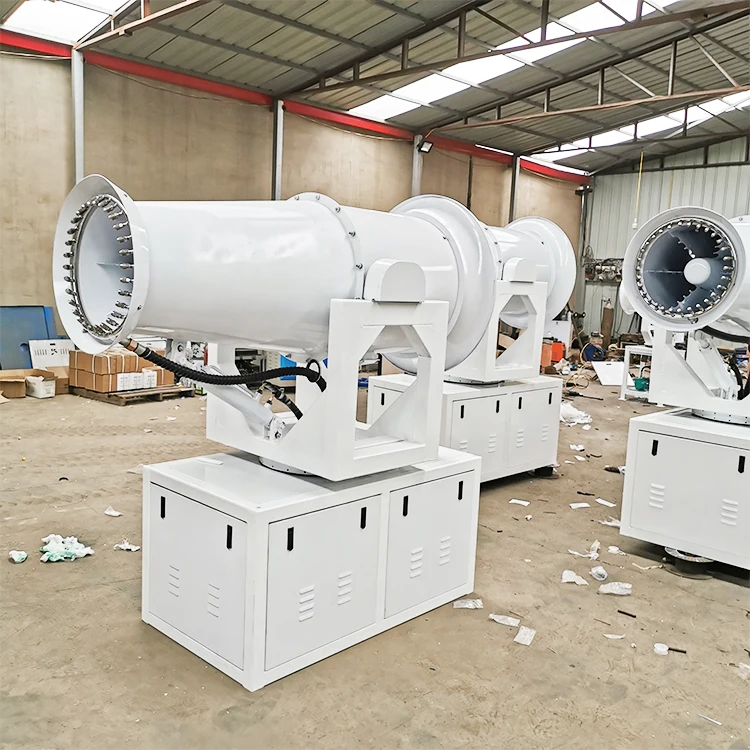 Shandong supply environmentally fog cannon dust suppression 60m best quality China sprayer with remote controller