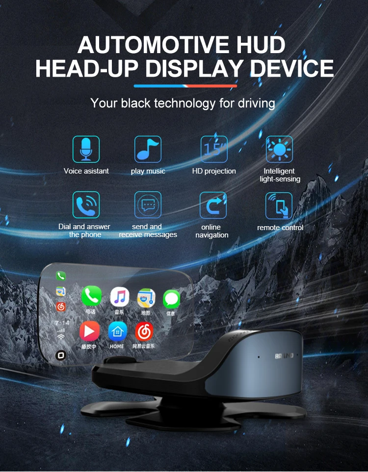 Проектор Hud Hd с новым дизайном многофункциональный супер мощный