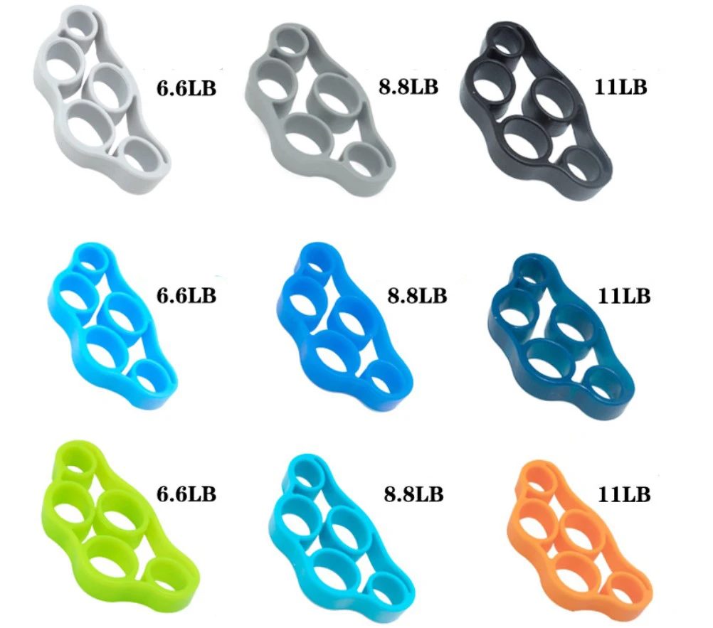 Силиконовый Эспандер для пальцев, Эспандер для рук и запястья, Эспандер для пальцев, лента для силовых тренировок, фитнеса
