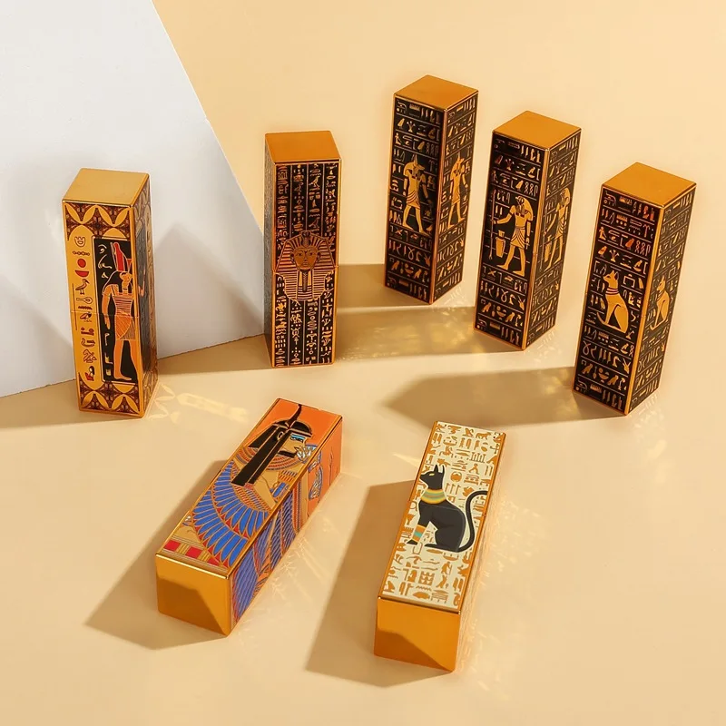 LOW MOQ new 3D embossed various patterns, lipstick tube magnetic buckle lipstick empty tube magnet lipstick tube