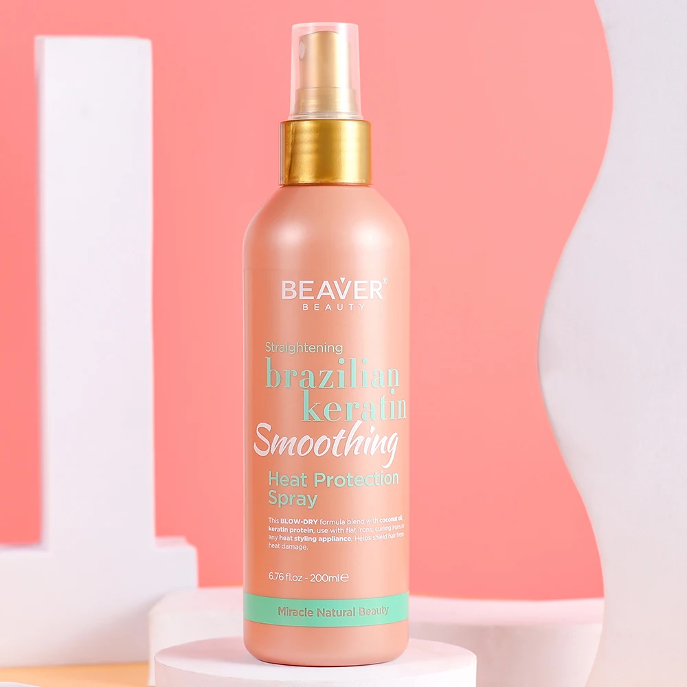 Private Label Manufacturer Anti Frizz Hair Treatment Prevent Heat Damage Thermal Protector Heat Protectant Spray For Hair