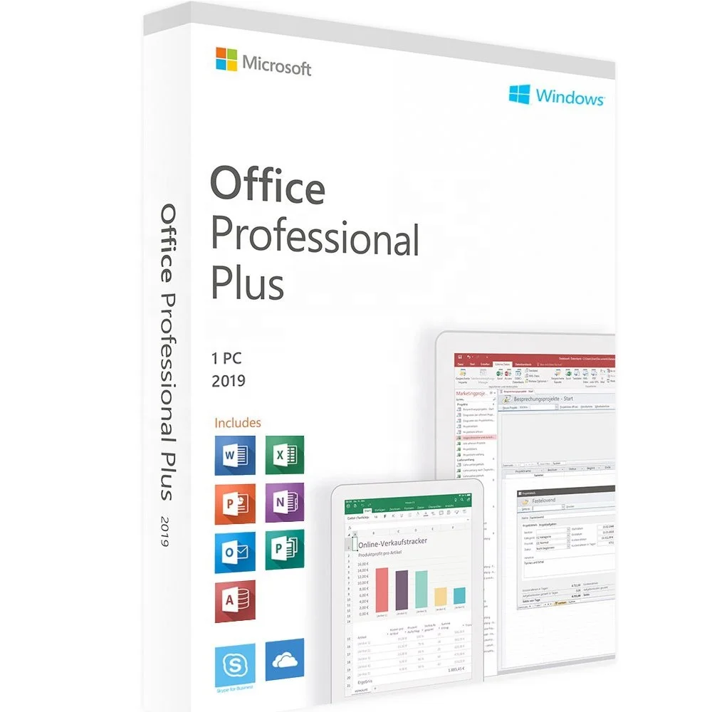 Microsoft Office Professional Plus 2019 Розничная упаковка продукта