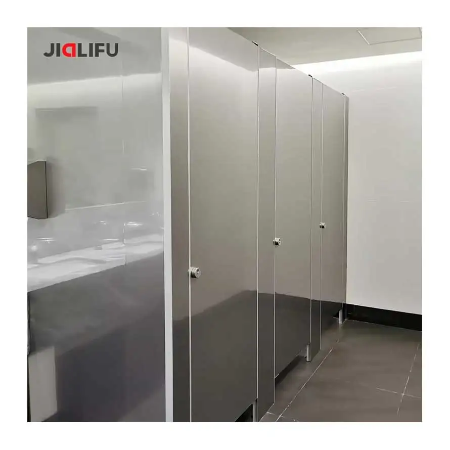 Lightweight Honeycomb Cardboard Panels Stainless Steel Toilet Partition