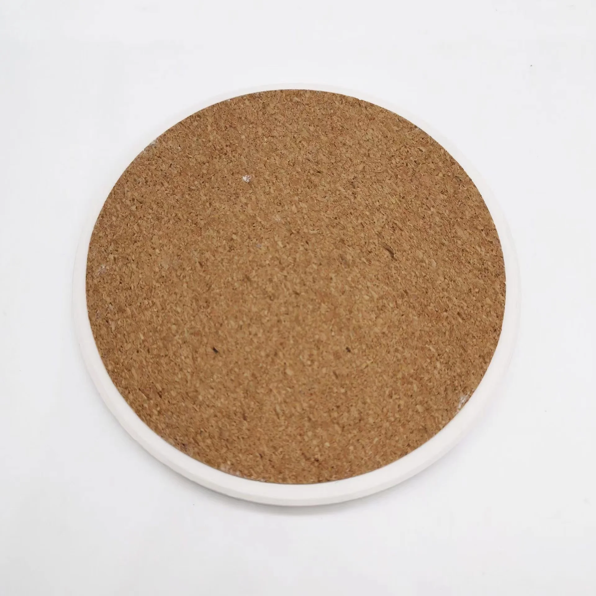 Wholesale Blank Absorbent Coaster Ceramic Cup DIY Custom Printing Coffee Tea Wine Cup Coaster