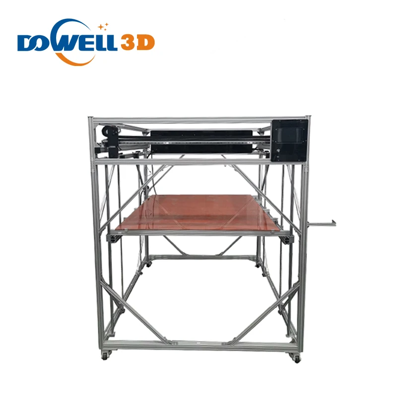 Industrial 3d printer large format 3d printer FDM 1000 x 1000 x 1600mm, dual extruder large size